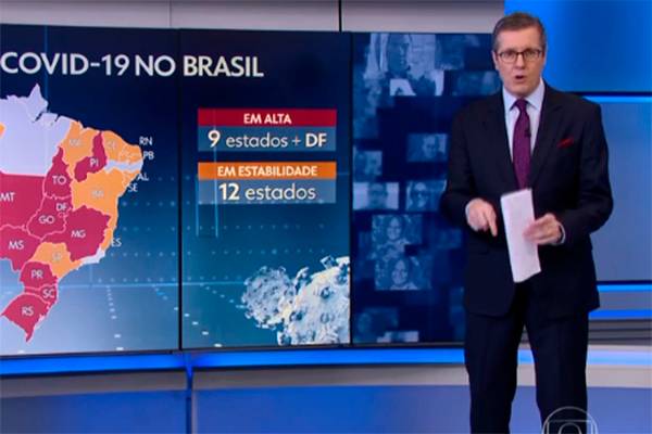 Márcio Gomes é elogiado nas redes sociais após ‘aula’ no Jornal Nacional