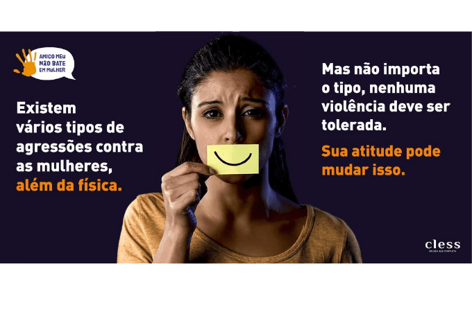 Marca lança campanha “Amigo meu não bate em mulher”