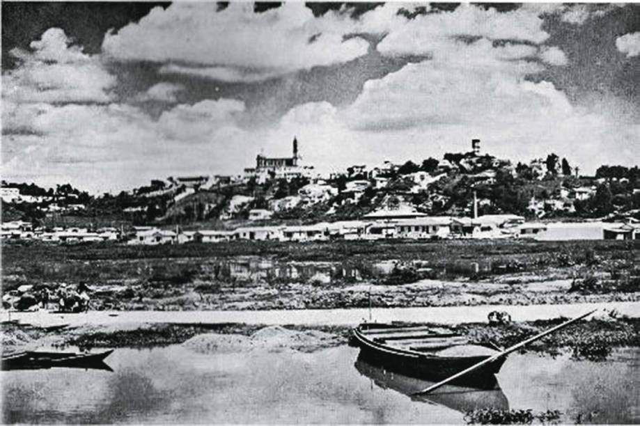 Foto de 1951 mostra a Freguesia vista do Tietê Foto de 1951 mostra a Freguesia vista do Tietê