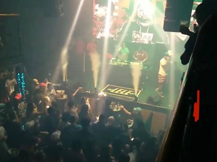 Balada da capital promove festa com aglomeração e pessoas sem máscaras