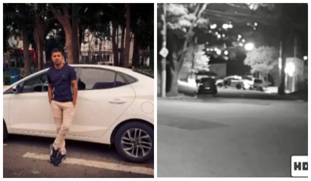 Câmera de segurança registra assassinato de motorista de aplicativo em SP