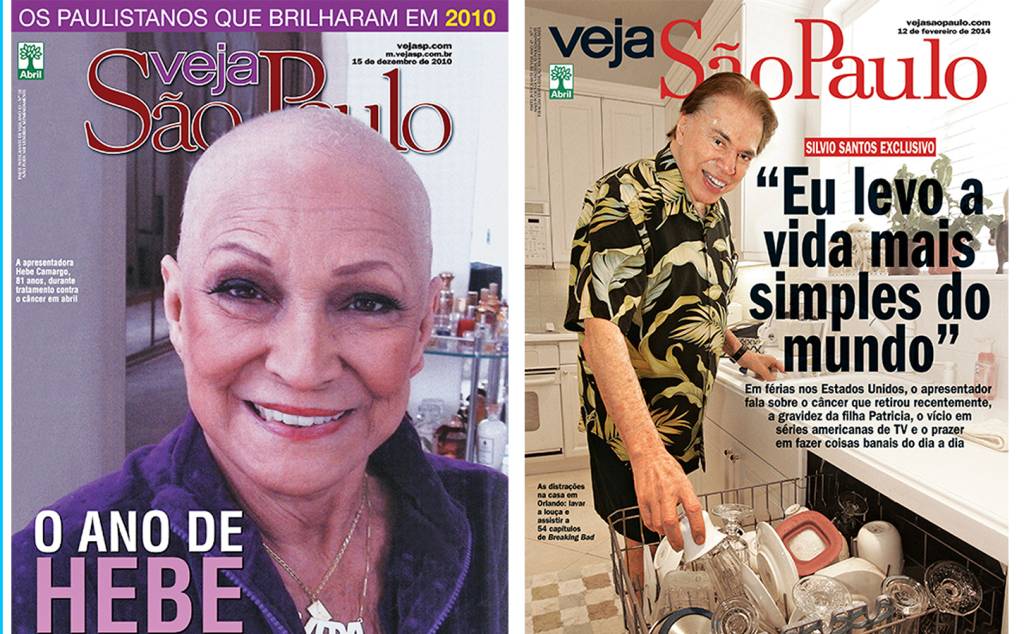Repórteres relembram capas históricas de Hebe Camargo e Silvio Santos