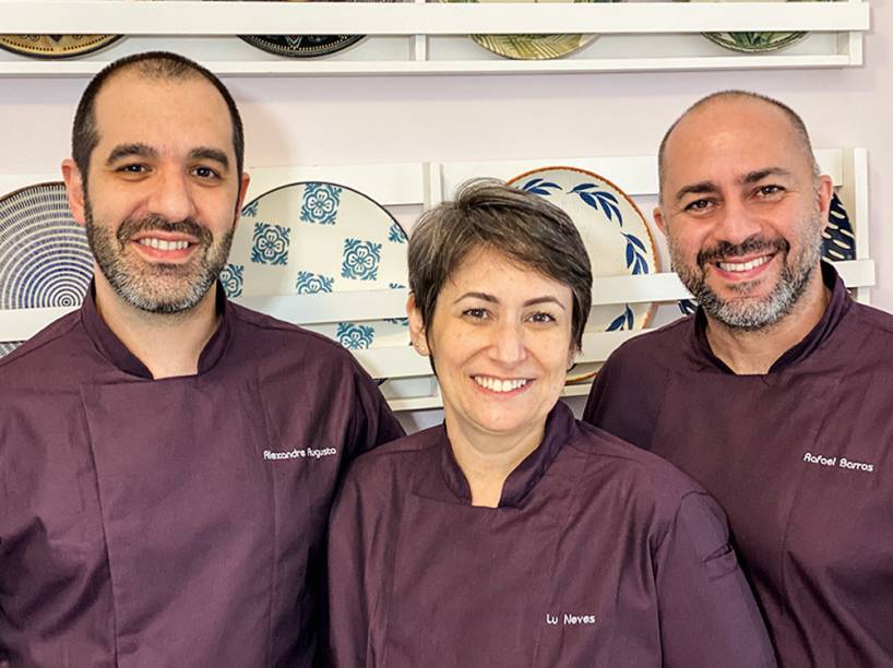 Opera Ganache: Rafael Barros, Lu Neves e Alexandre Augusto (esq. para dir.) Opera Ganache: Rafael Barros, Lu Neves e Alexandre Augusto (esq. para dir.)