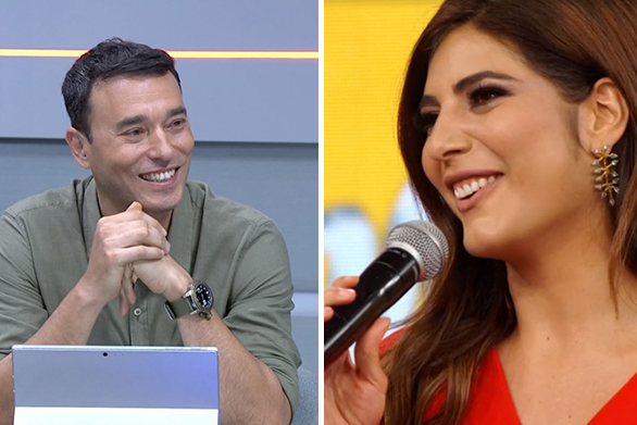 Os jornalistas Andreia Sadi e André Rizek
