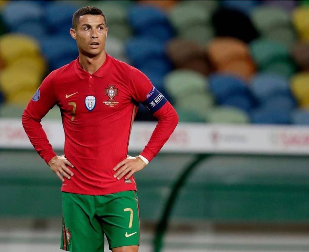Cristiano Ronaldo testa positivo para Covid-19