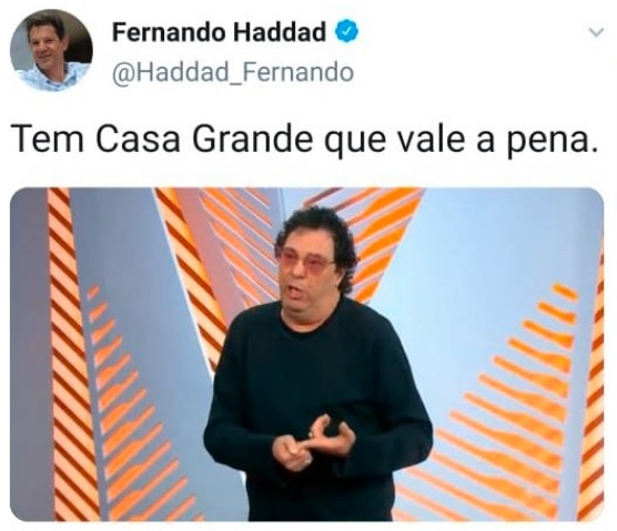 haddad-racismo Postagem Haddad