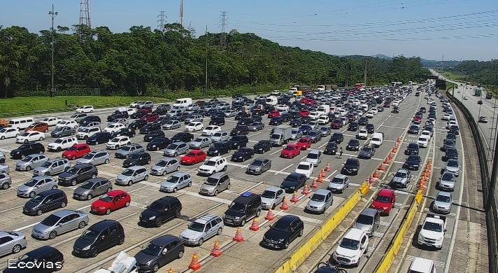 Ciclista morre em acidente na Rodovia Imigrantes, em São Bernardo do Campo