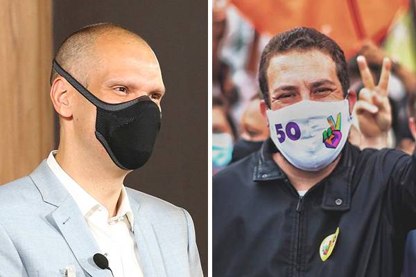 Covas vota na Zona Oeste e Boulos fala sobre sintomas da Covid-19