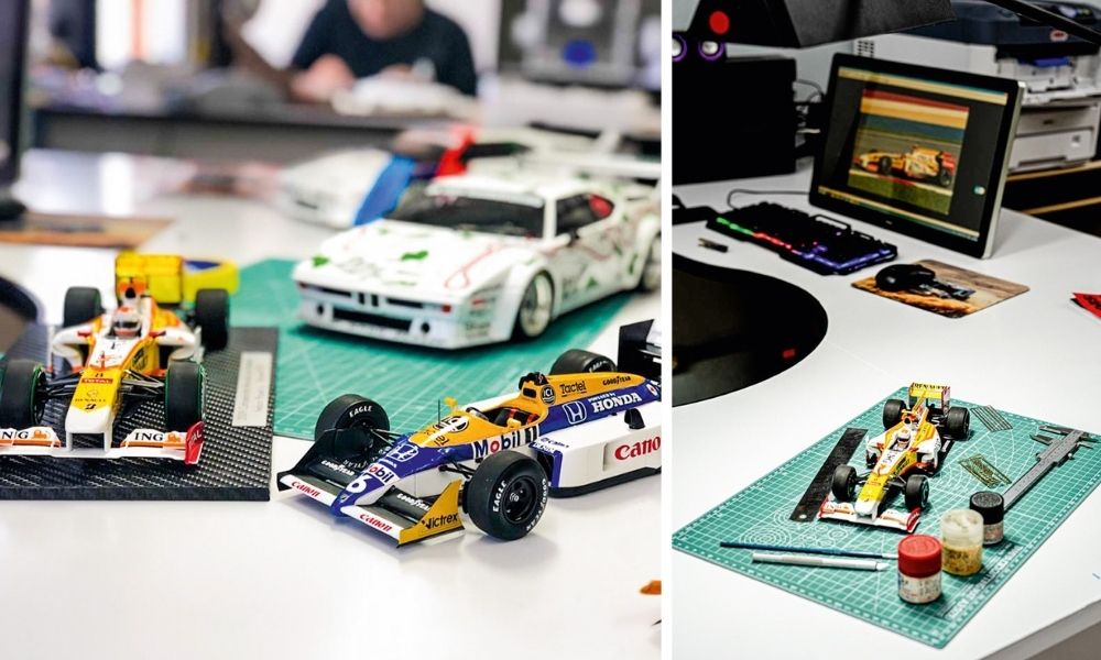 Carrinhos ArtModels made in sp Miniaturas dos carros de corrida