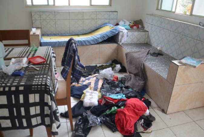 Champinha 2 Imagem mostra quarto de Champinha revirado após agressão
