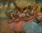 Quatro bailarinas em cena_