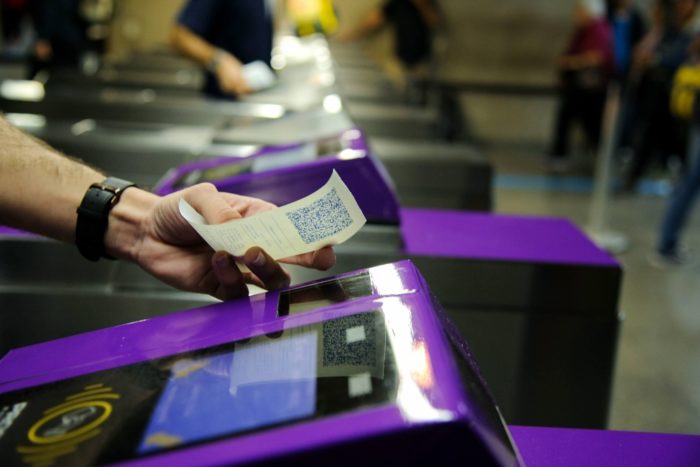Metro e trens: bilhete digital