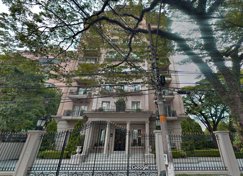 prédio casal haber lava a jato Fachado do prédio onde morou a família Haber