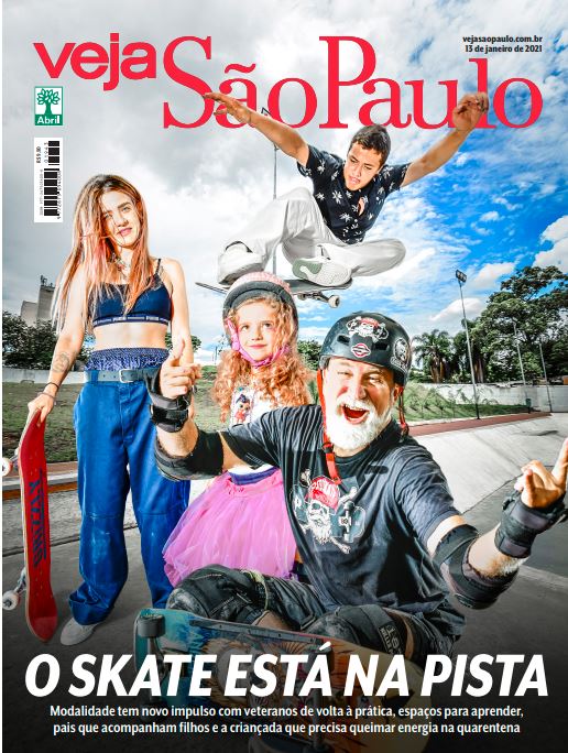 Capa skate Capa de VEJA São Paulo sobre o skate na cidade
