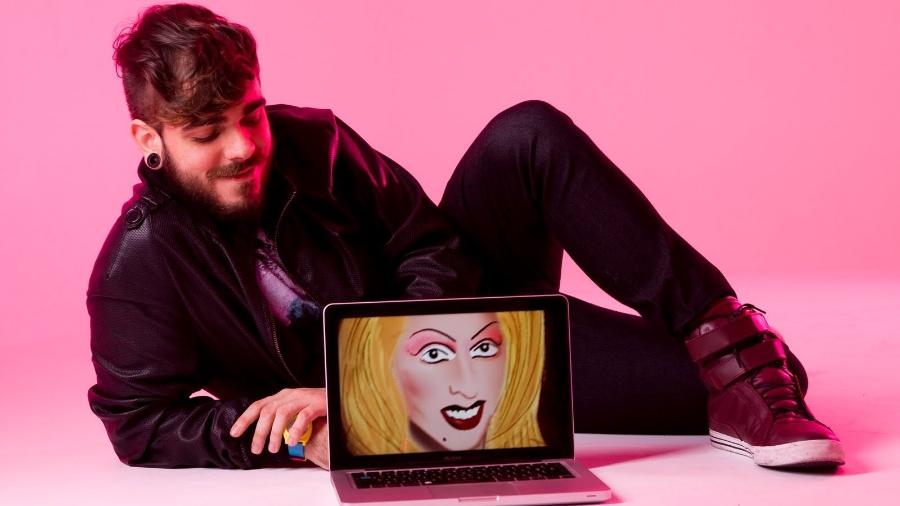 Daniel Carvalho e a personagem Katylene
