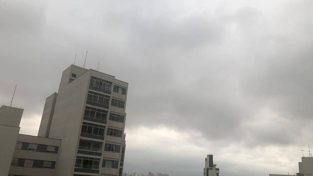 Previsão de tempo nublado