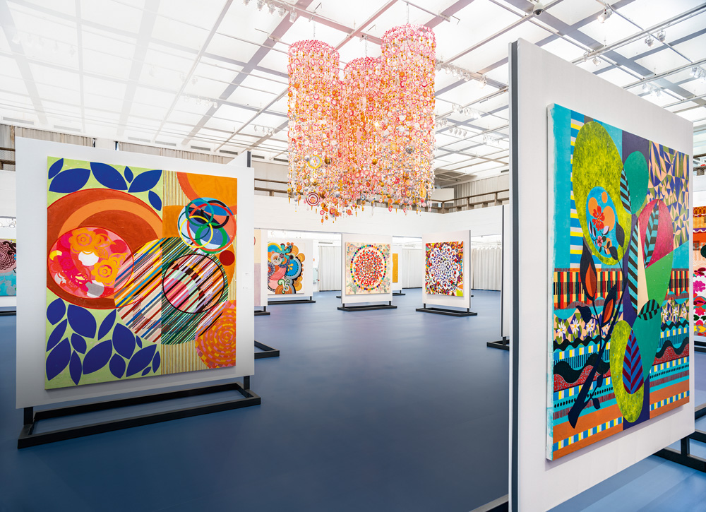 A ótima exposição de Beatriz Milhazes em dois locais da Avenida Paulista