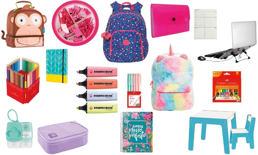 Volta às aulas: itens para acompanhar os estudantes o ano todo, em casa ou na escola