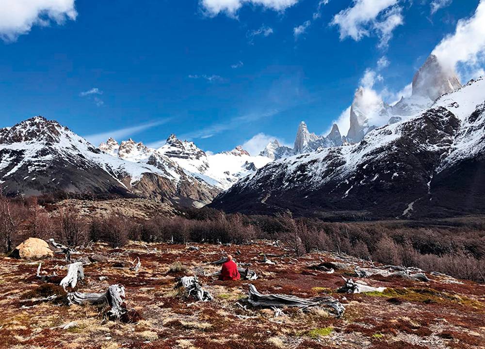 Cena do filme: imagem do Monte Fitz Roy
