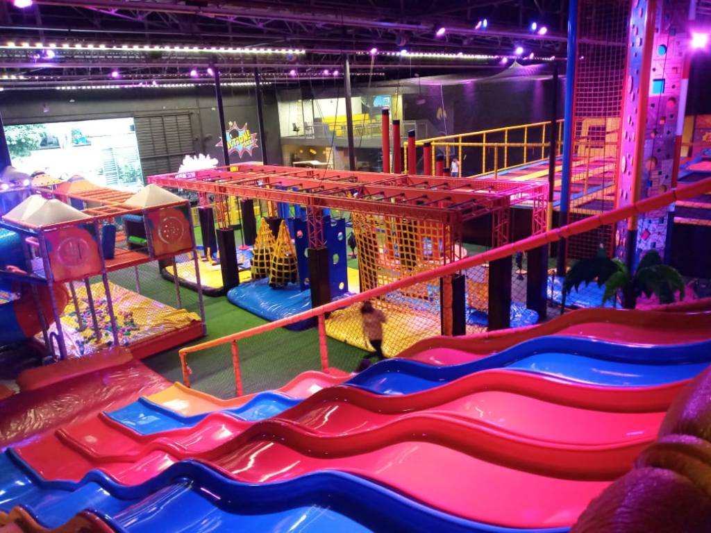 Action Park é opção para a criançada gastar energia e largar o celular