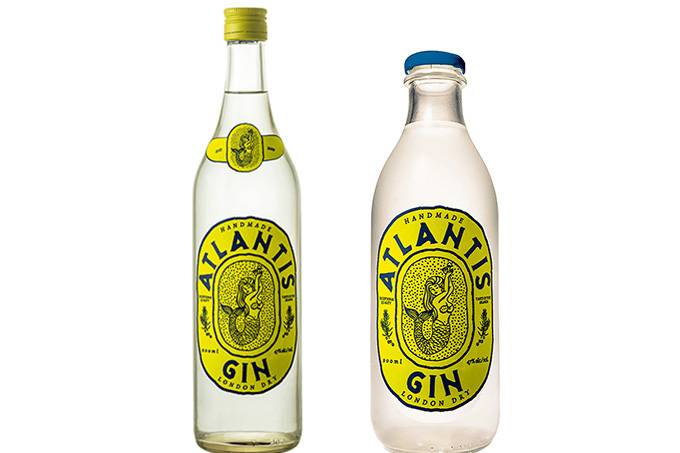 Surgido na pandemia, Atlantis Gin precisou mudar de embalagem