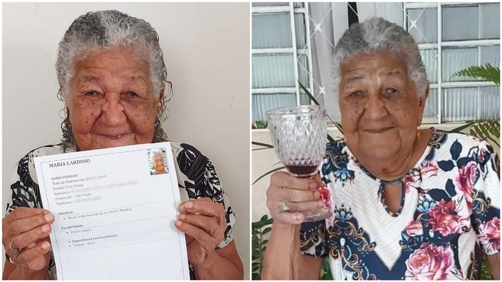 Ela entregou currículo aos 101 anos e pode virar influenciadora digital
