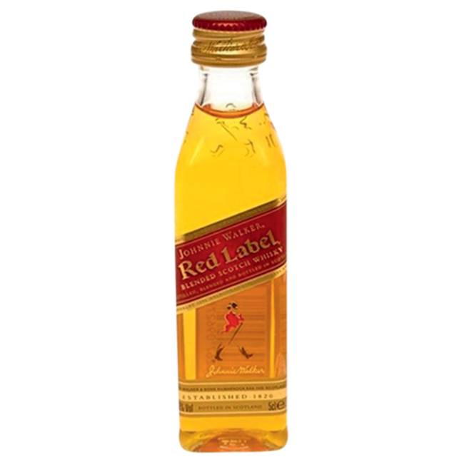 Miniatura Whisky Johnnie Walker Red Label 50 ml. Shoptime.