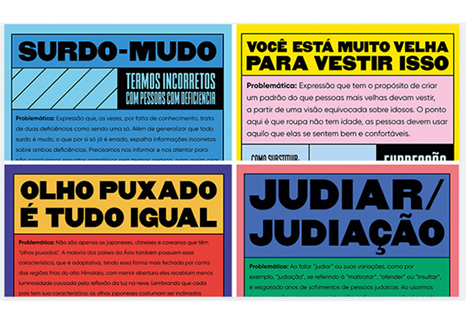 Exemplos de postagens: visual compartilhável e linguagem didática
