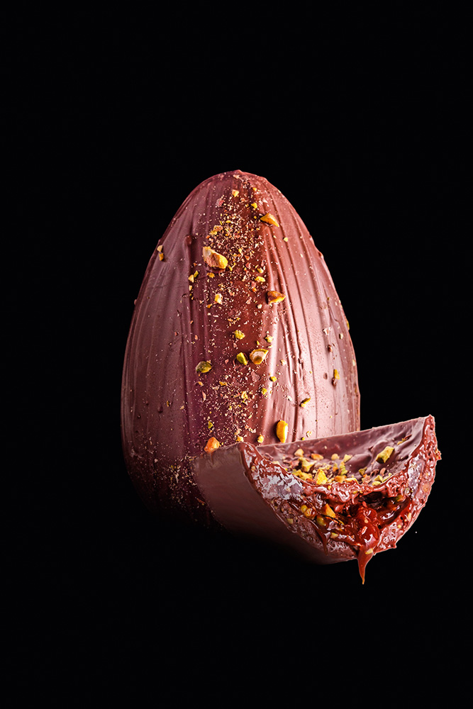 Pistache&sup3;: ovo de mat&eacute;ria-prima francesa