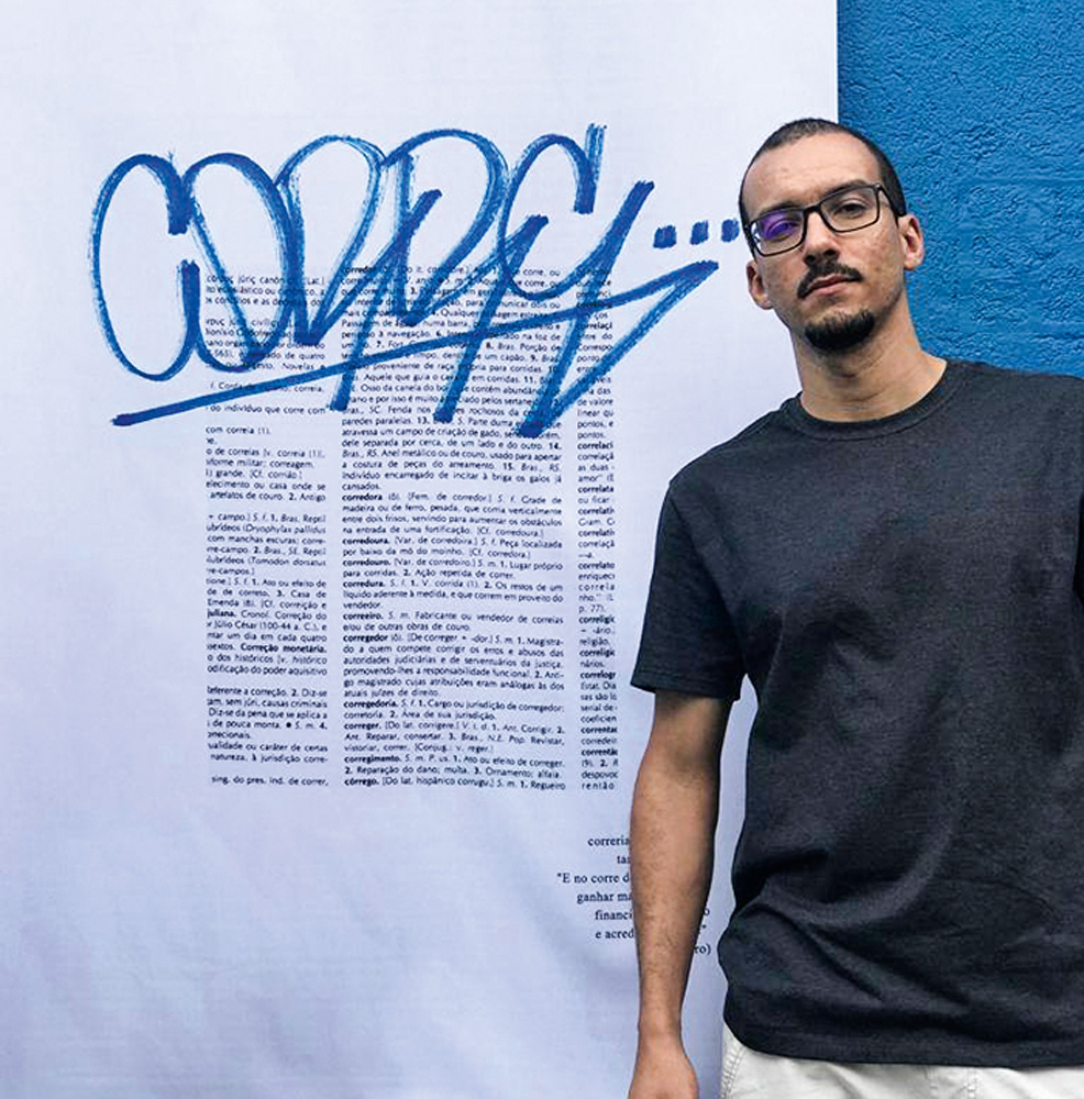 Dicionario-Capao-Hugo-Cacique.jpg hugo ao lado de arte de post do instagram