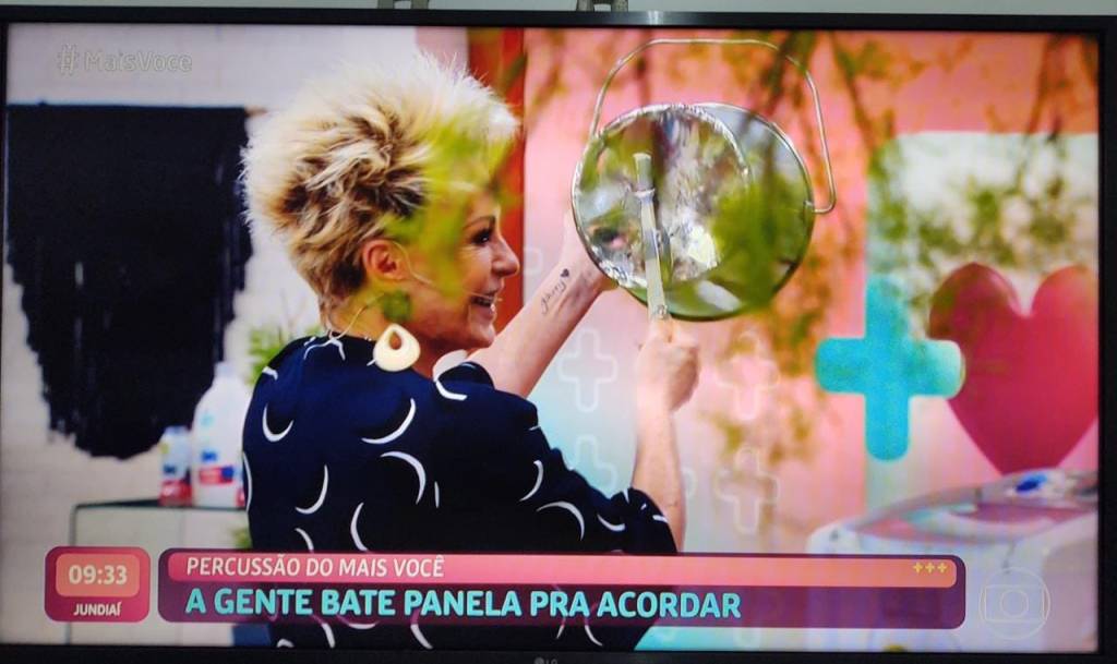 Ana Maria abre ‘Mais Você’ batendo panela e internet reage; veja vídeo