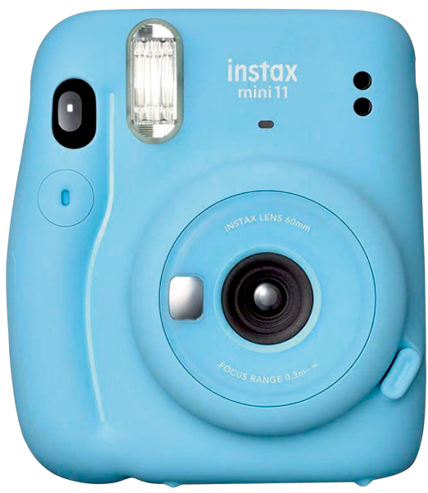 C&acirc;mera azul Instax