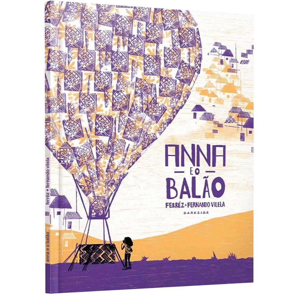 lv466558_1.jpg_1 Capa do livro Anna e o Balão (Dark Side Books). Mostra uma ilustração de uma pequena menina encarando um enorme balão