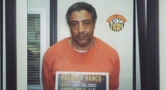 A imagem mostra Geleião, um dos fundadores do PCC, durante prisão