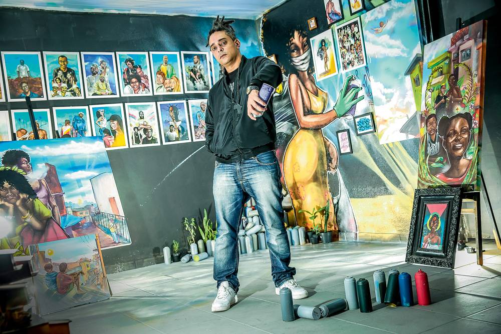 Favela Galeria vende obras para arrecadar cesta básica em São Mateus