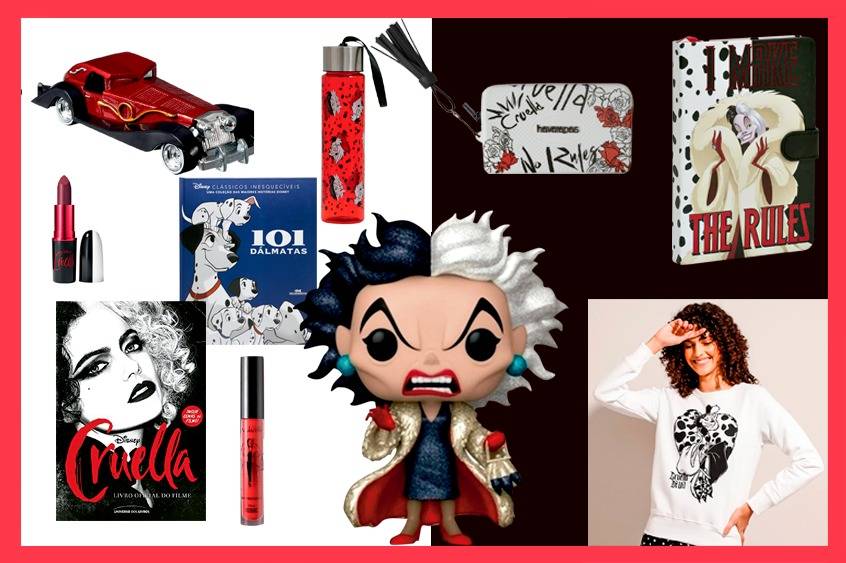 Querida vilã: 10 itens para celebrar a chegada de Cruella aos cinemas