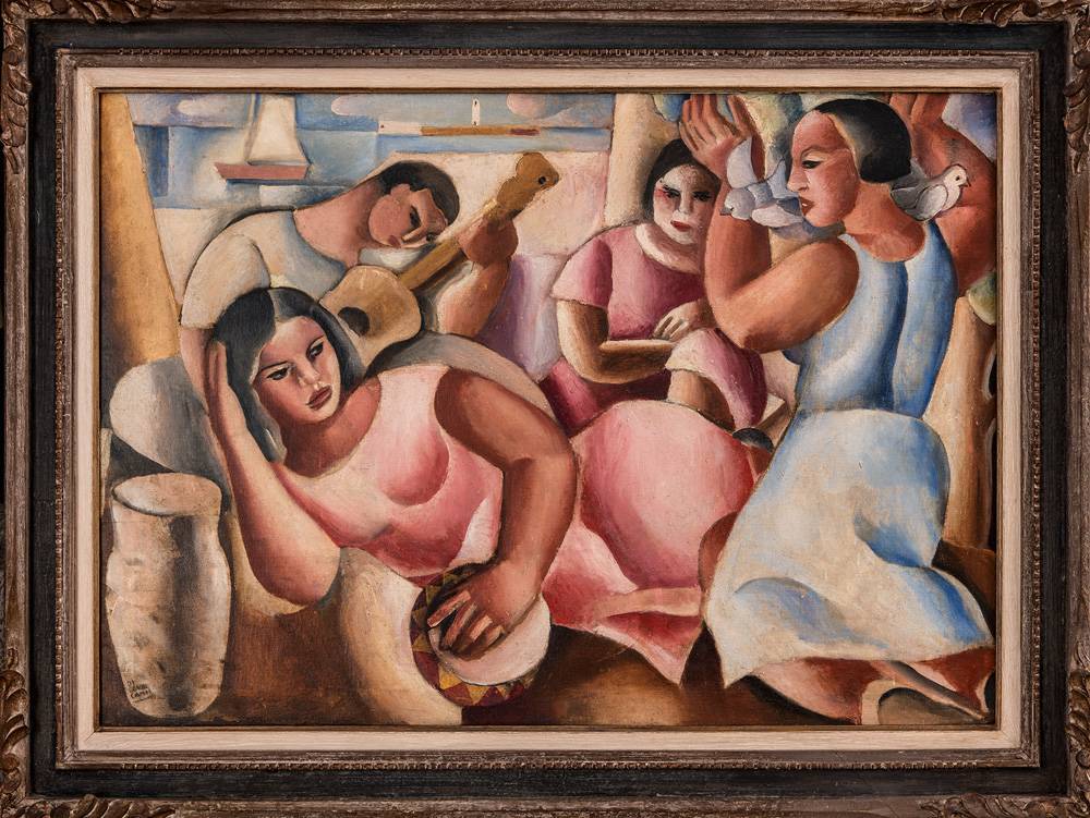 Exposição traz pinturas de grandes dimensões de Di Cavalcanti