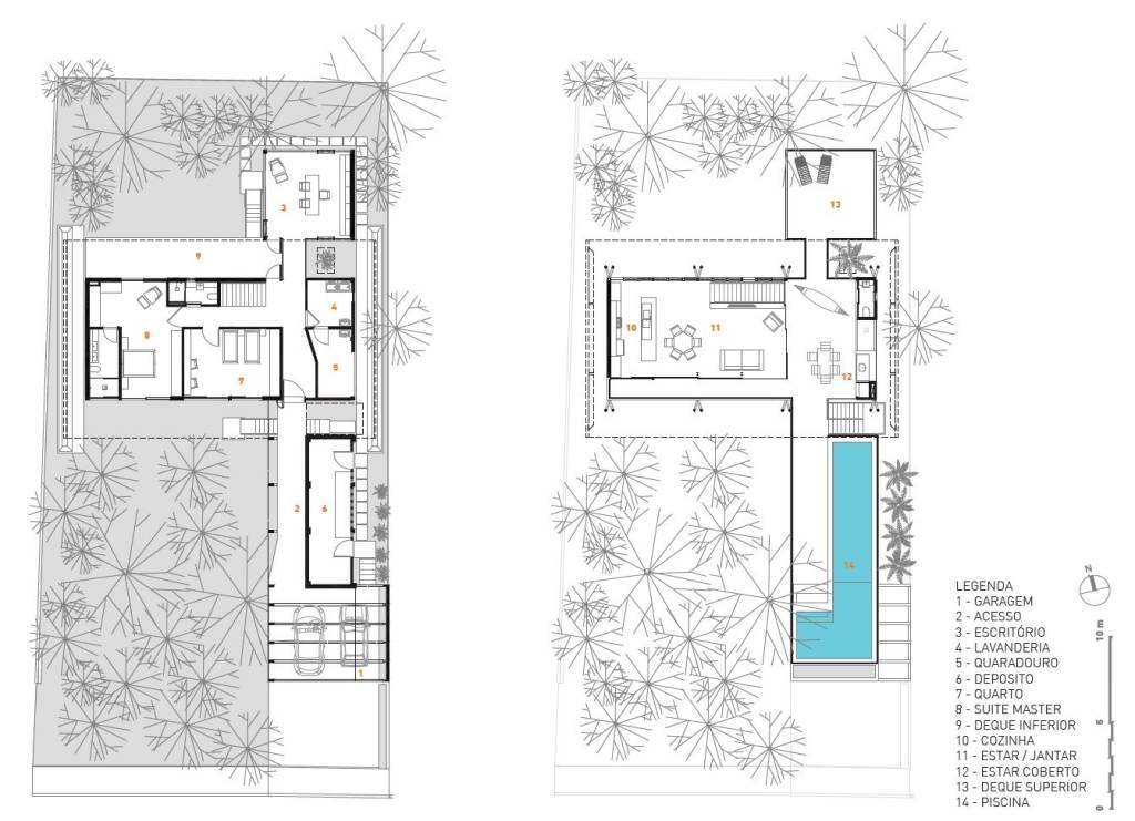 campinarana-layout Casa Campinarana. Projeto de Laurent Troost.