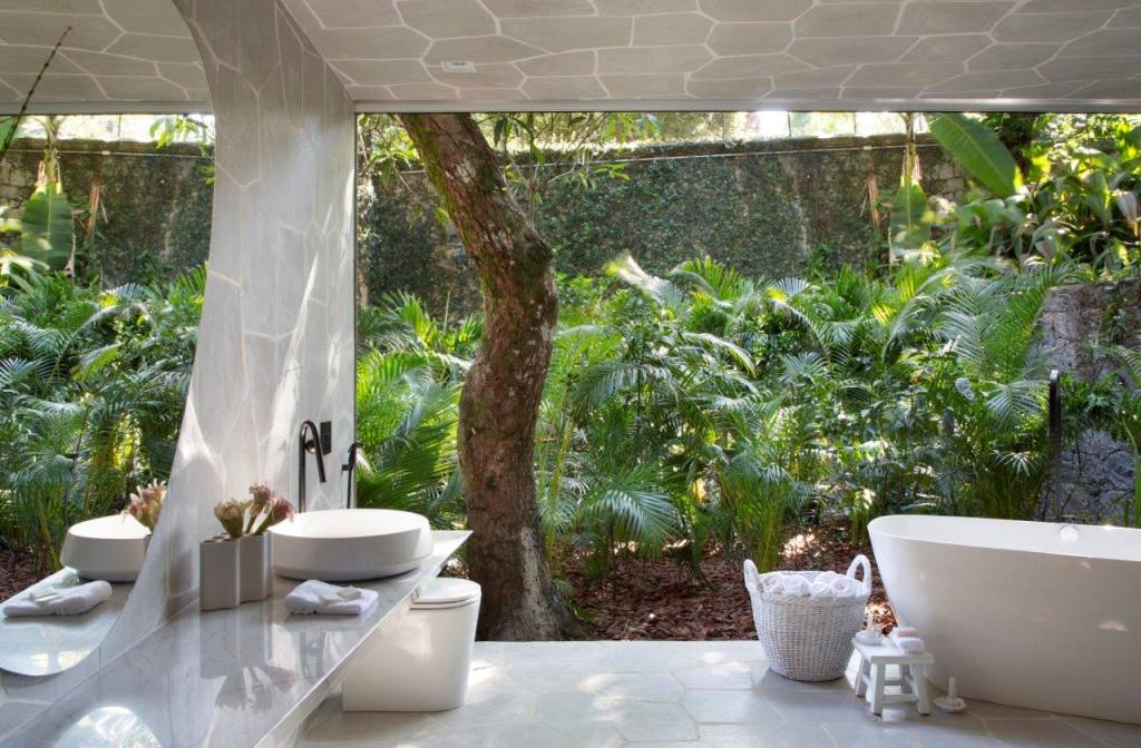 CASA-UP-foto-Denilson-Machado UP3 Arquitetura – Casa UP. Michelle Wilkinson, Thiago Morsh e Cadé Marino criaram uma construção contemporânea em estrutura metálica feita exclusivamente para a mostra de forma rápida, sustentável e sem gerar quase nenhum lixo.