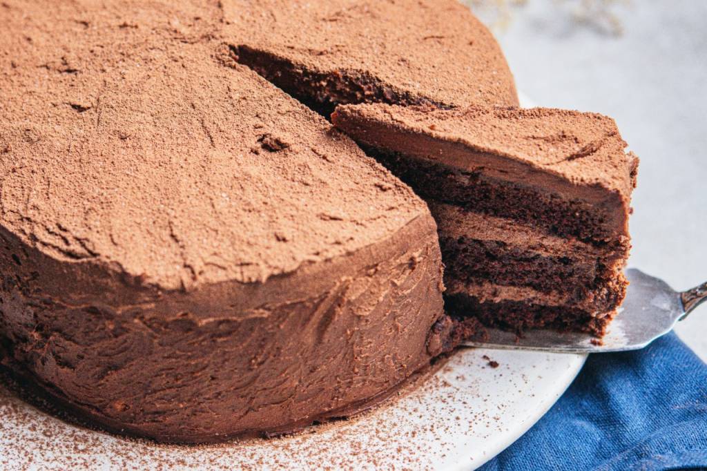 Receita: devil’s food cake