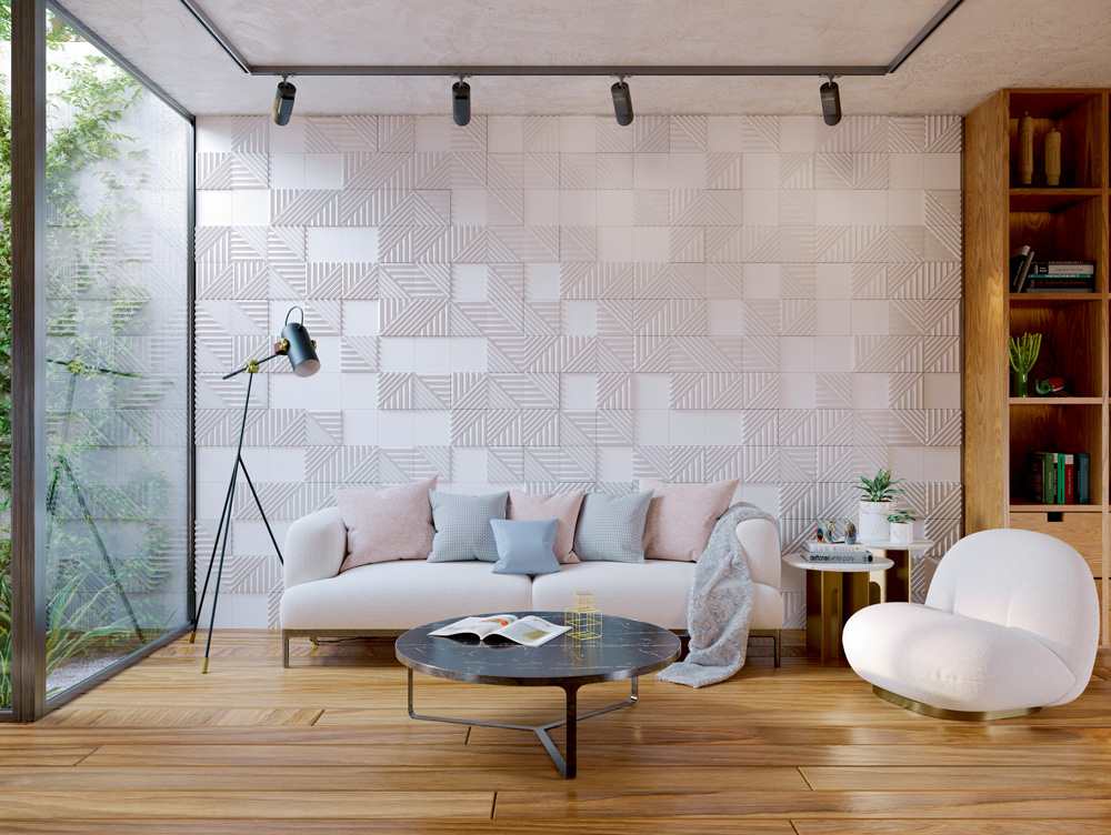 Empresa transforma fios de cabelo em revestimento de parede