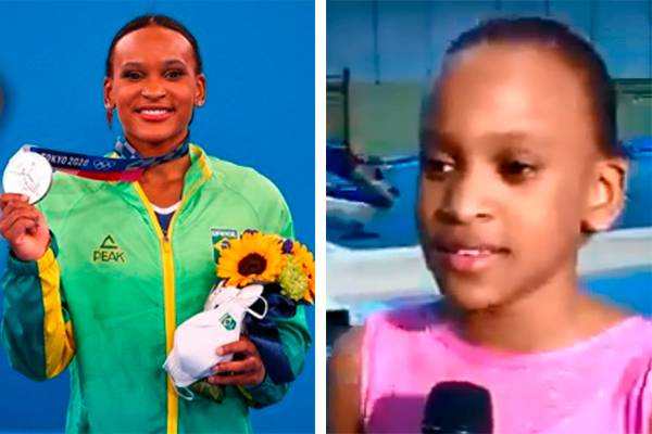 Vídeo de Rebeca Andrade aos 10 anos de idade viraliza nas redes sociais