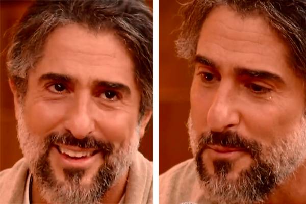 Marcos Mion dá primeira entrevista na Globo e se emociona: “surtando”