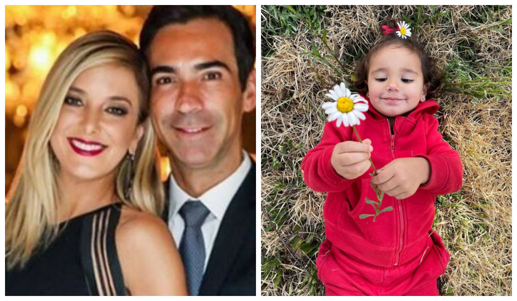 Ticiane, Cesar Tralli e Manuella: famíliano Instagram