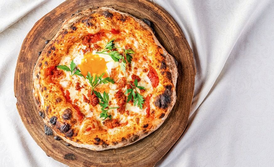 Allo inferno: com ovo mollet e salame nduja