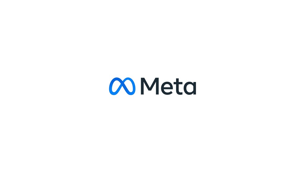 facebook meta Imagem mostra logotipo curvilíneo com
