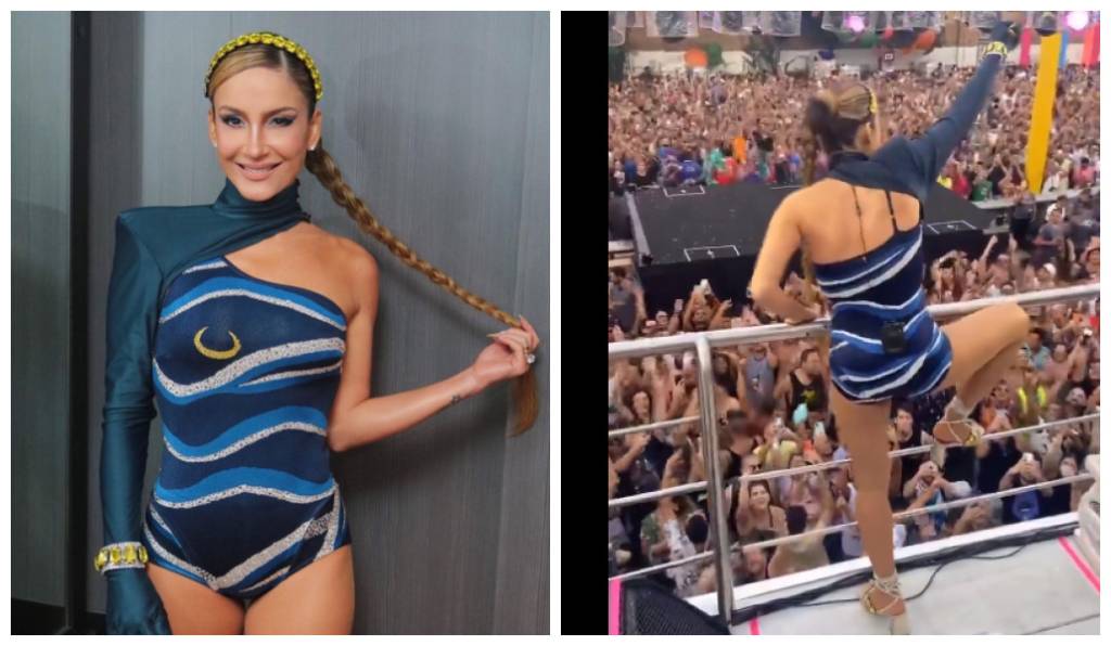 Trio de Claudia Leitte em São Paulo gera polêmica