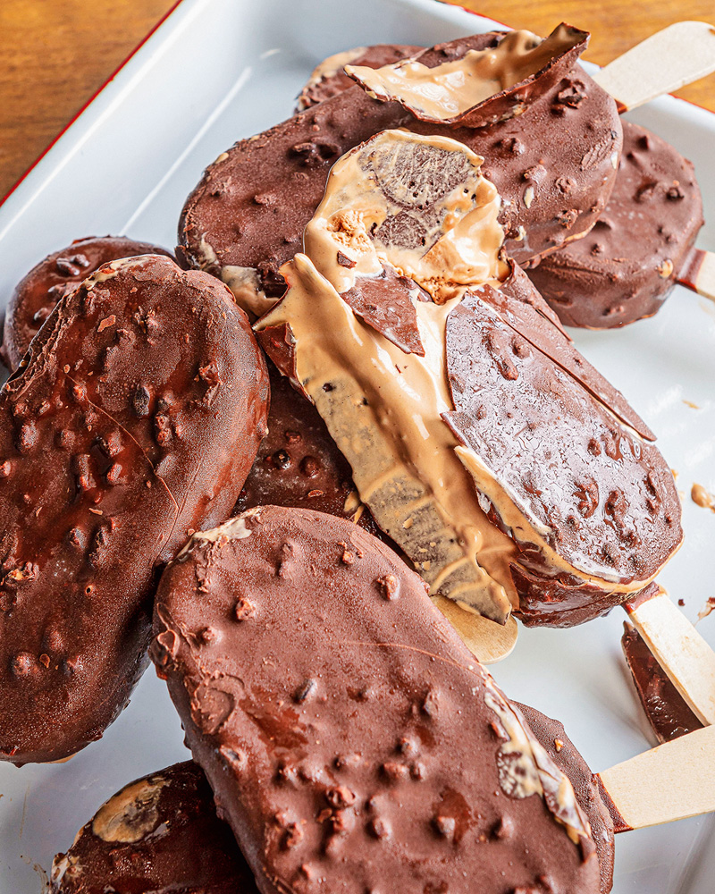 Provei o novo picolé da La Guapa Empanadas