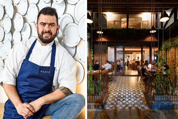 O chef Pablo Oazen reabre o Benza