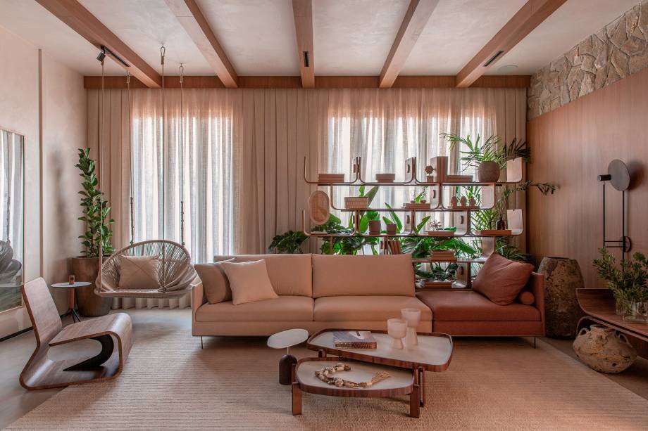 Living Afetividade. Giovanna Pitondo - CASACOR Ribeirão Preto 2021. Living Afetividade. Giovanna Pitondo - CASACOR Ribeirão Preto 2021.